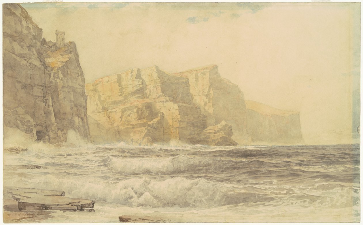Castillo de Baldart, Kilkee, Condado de Clare, Irlanda de William Trost Richards