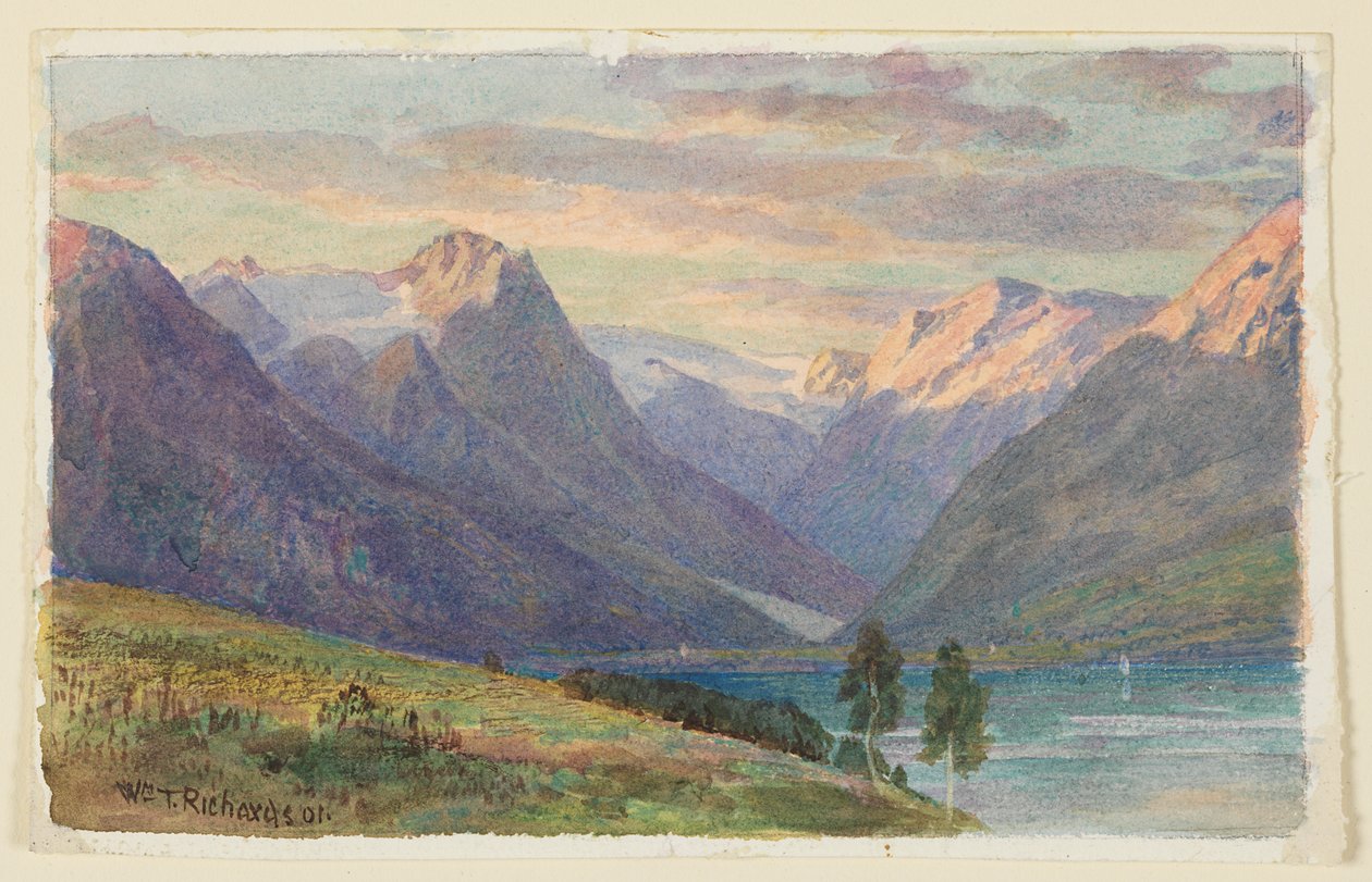 Fiordo en Noruega de William Trost Richards