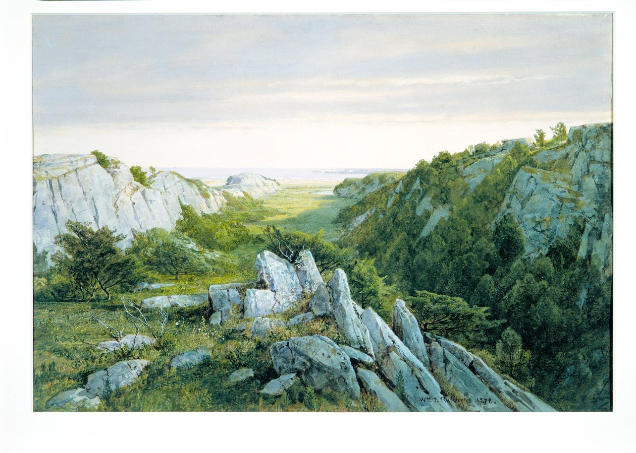 Del paraíso al purgatorio, Newport de William Trost Richards