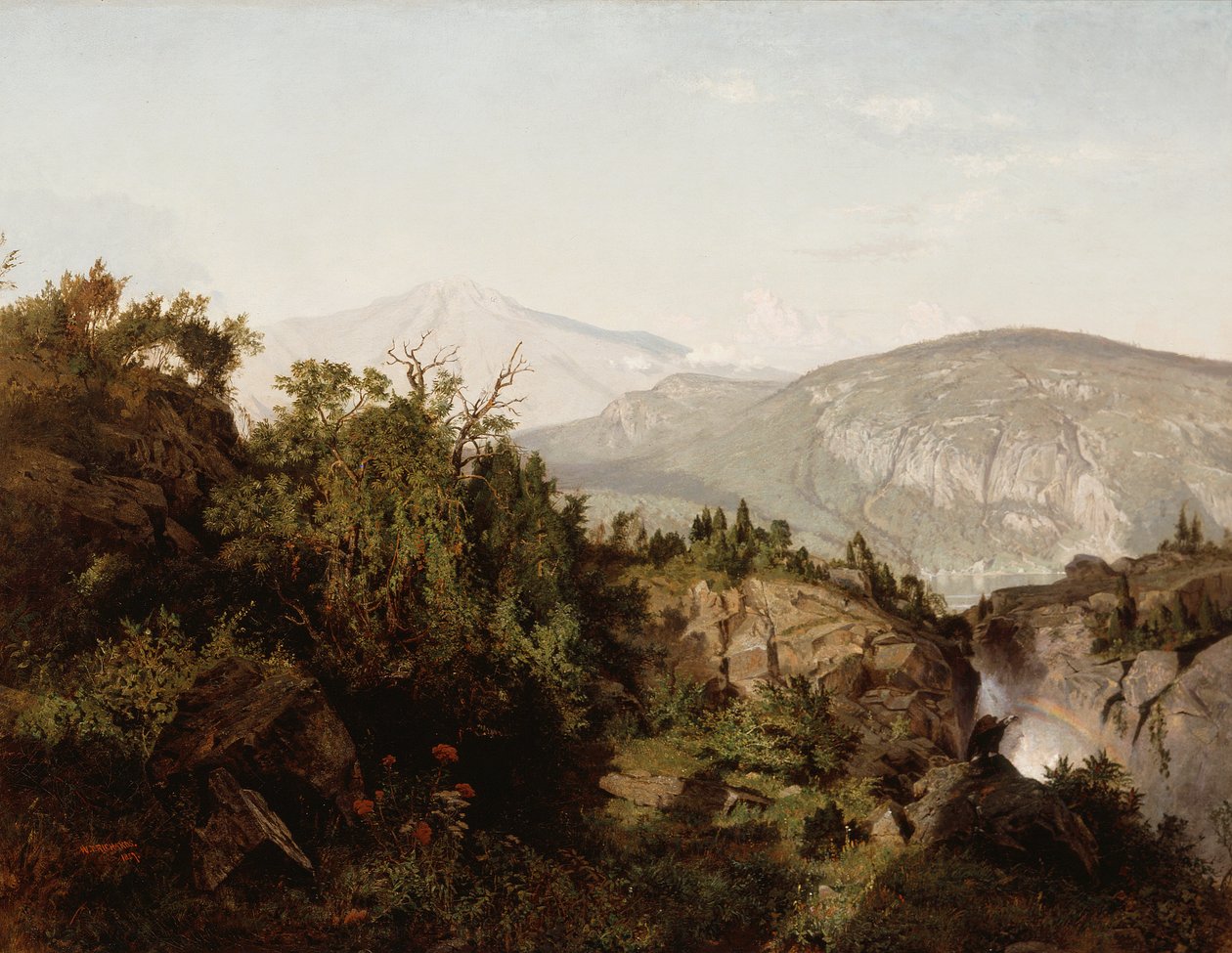 En las montañas Adirondack de William Trost Richards