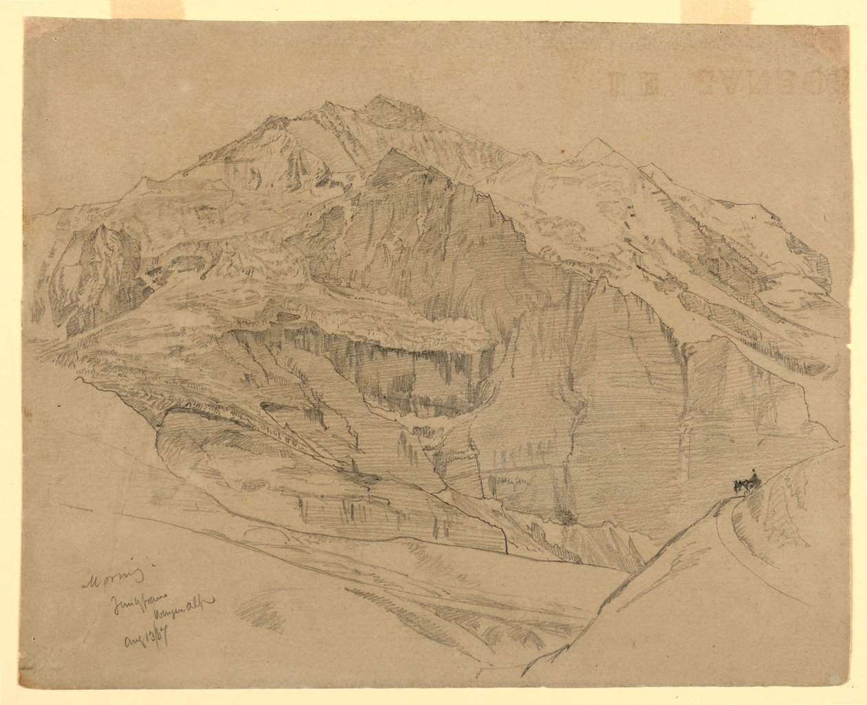 Paisaje, Jungfrau, Suiza de William Trost Richards