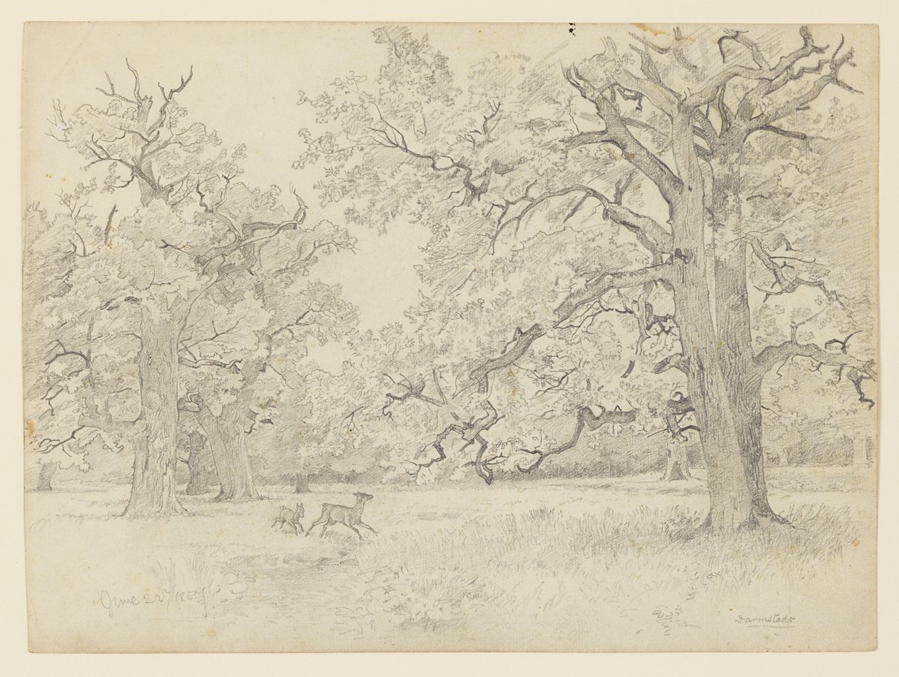 Paisaje, Darmstadt, Alemania de William Trost Richards