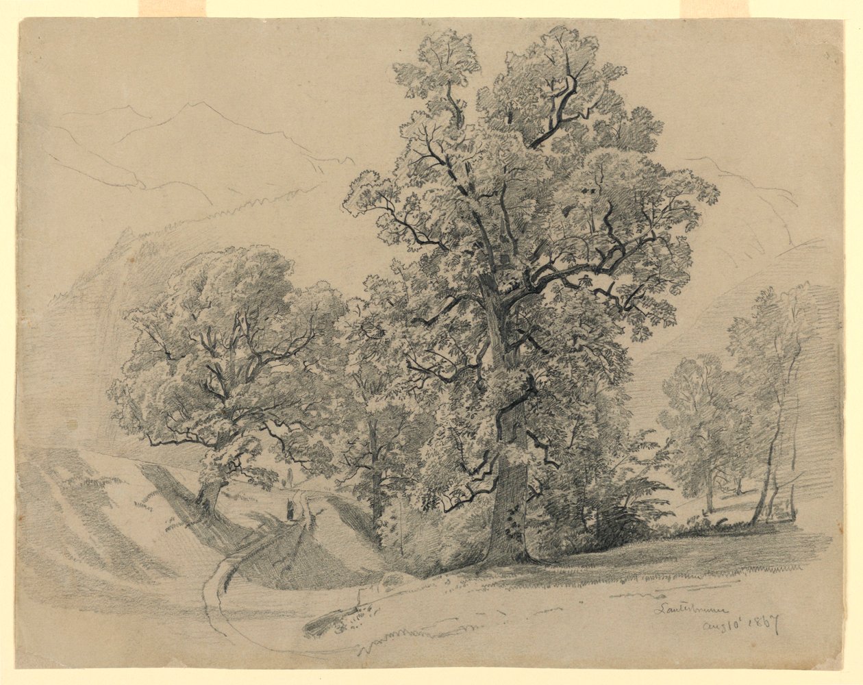 Paisaje, Lauterbrunnen, Suiza de William Trost Richards