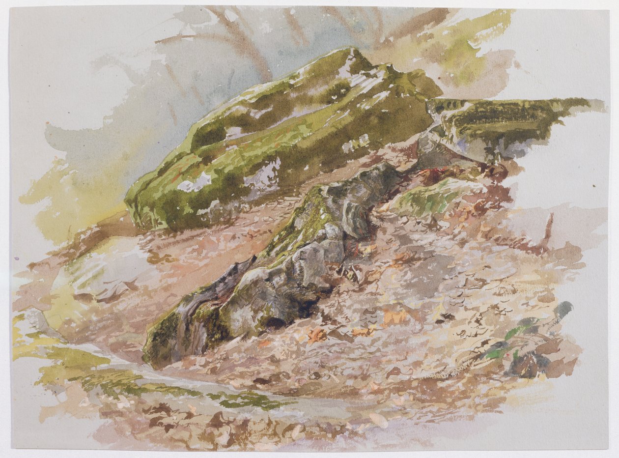 Paisaje, posiblemente cerca de Germantown, Pensilvania de William Trost Richards