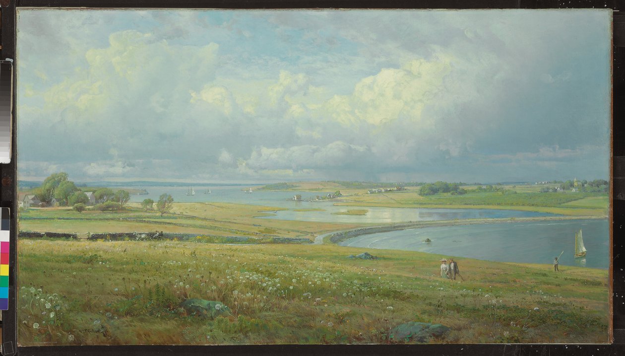 Ensenada de caballa, Jamestown, Rhode Island, 1894 de William Trost Richards