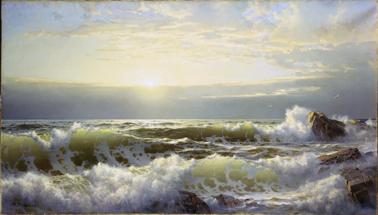 Fuera de Connecticut, Newport de William Trost Richards