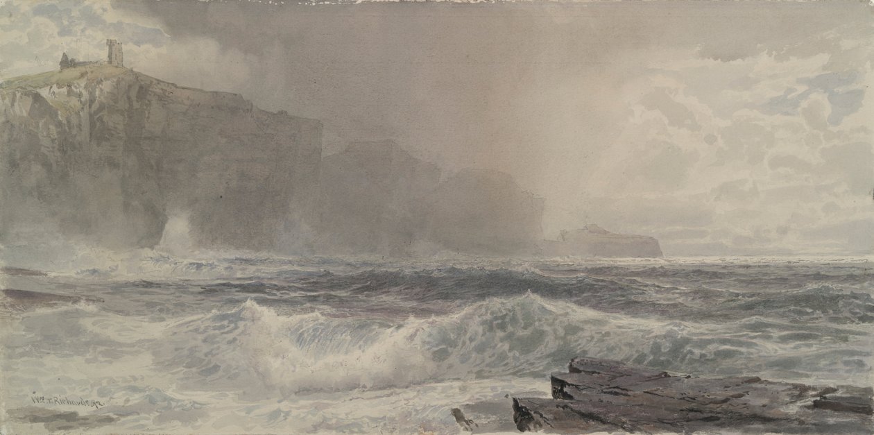 Mar y Acantilados de William Trost Richards