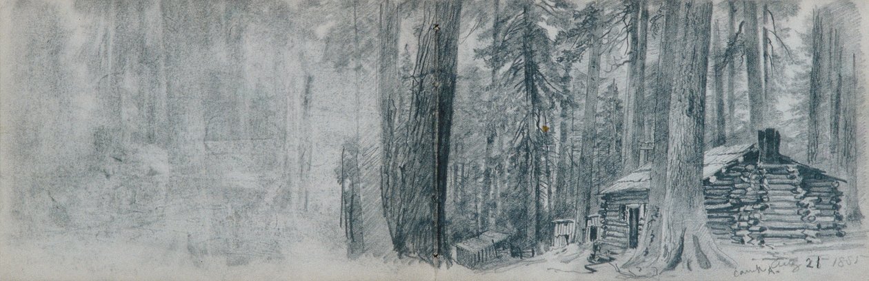 Cuaderno de bocetos de paisajes del Noroeste del Pacífico de William Trost Richards