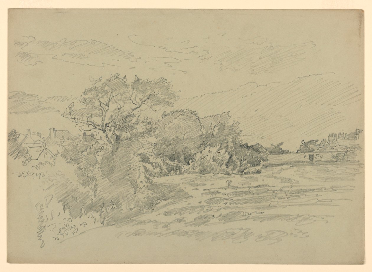 Estudio de paisaje de William Trost Richards