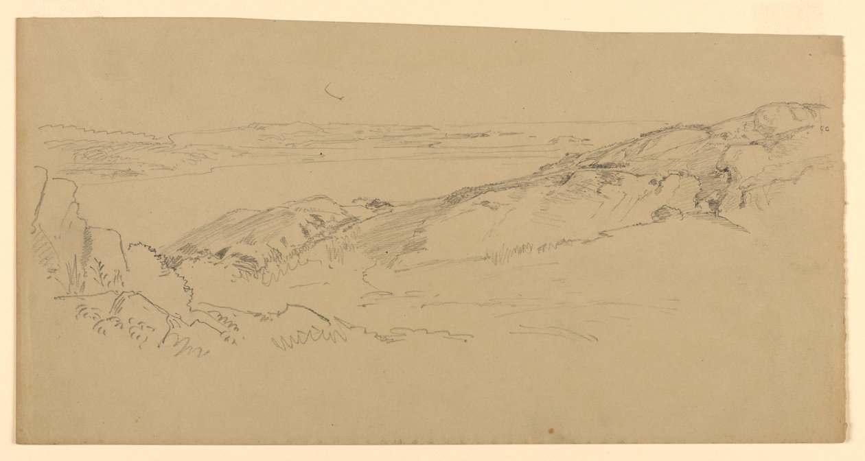 Estudio de la costa, Rhode Island de William Trost Richards