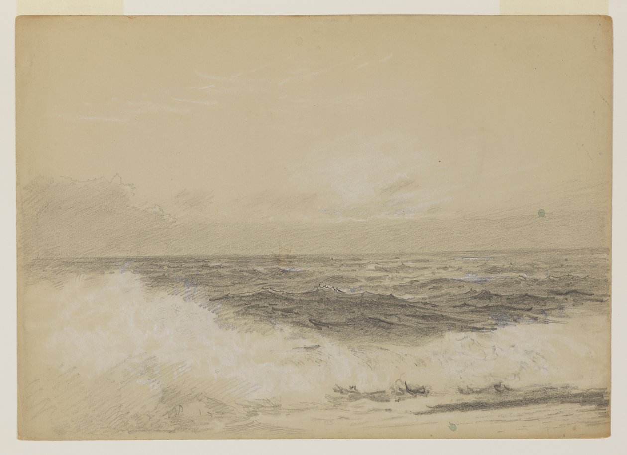 Estudio de olas de William Trost Richards