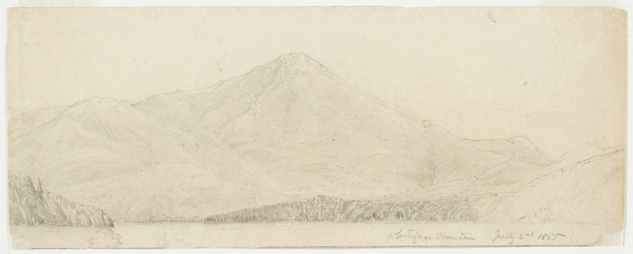 Montaña Whiteface, 1855 de William Trost Richards