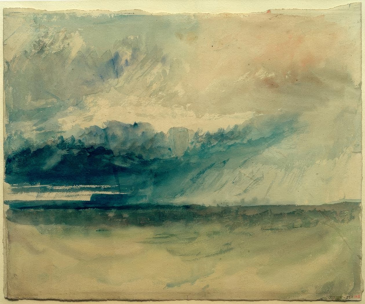 Acantilados desde el mar de Joseph Mallord William Turner