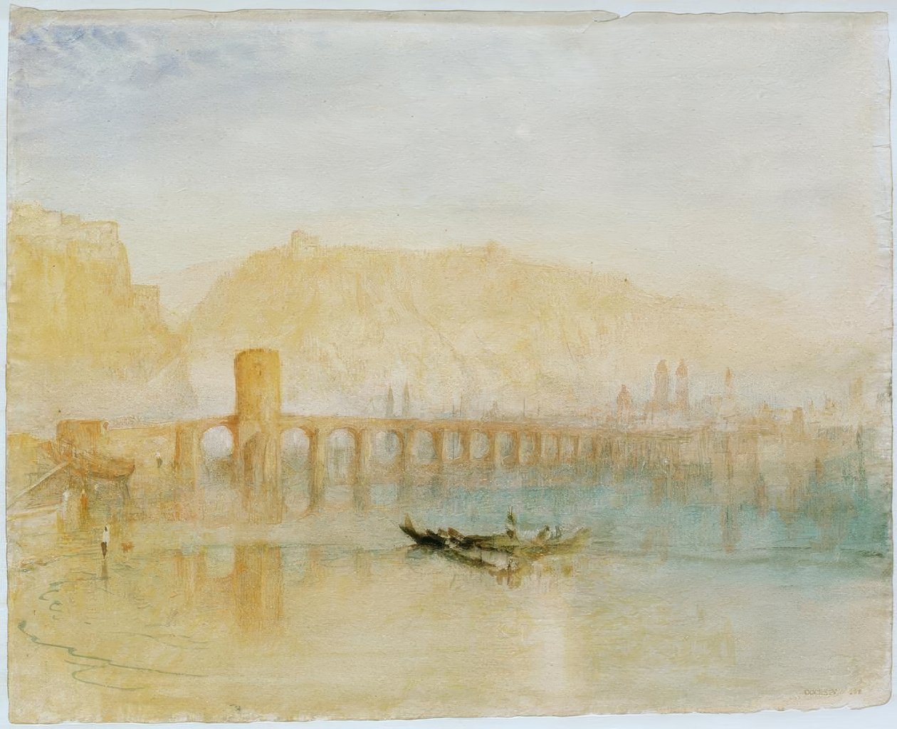 El puente del Mosela en Coblenza de Joseph Mallord William Turner