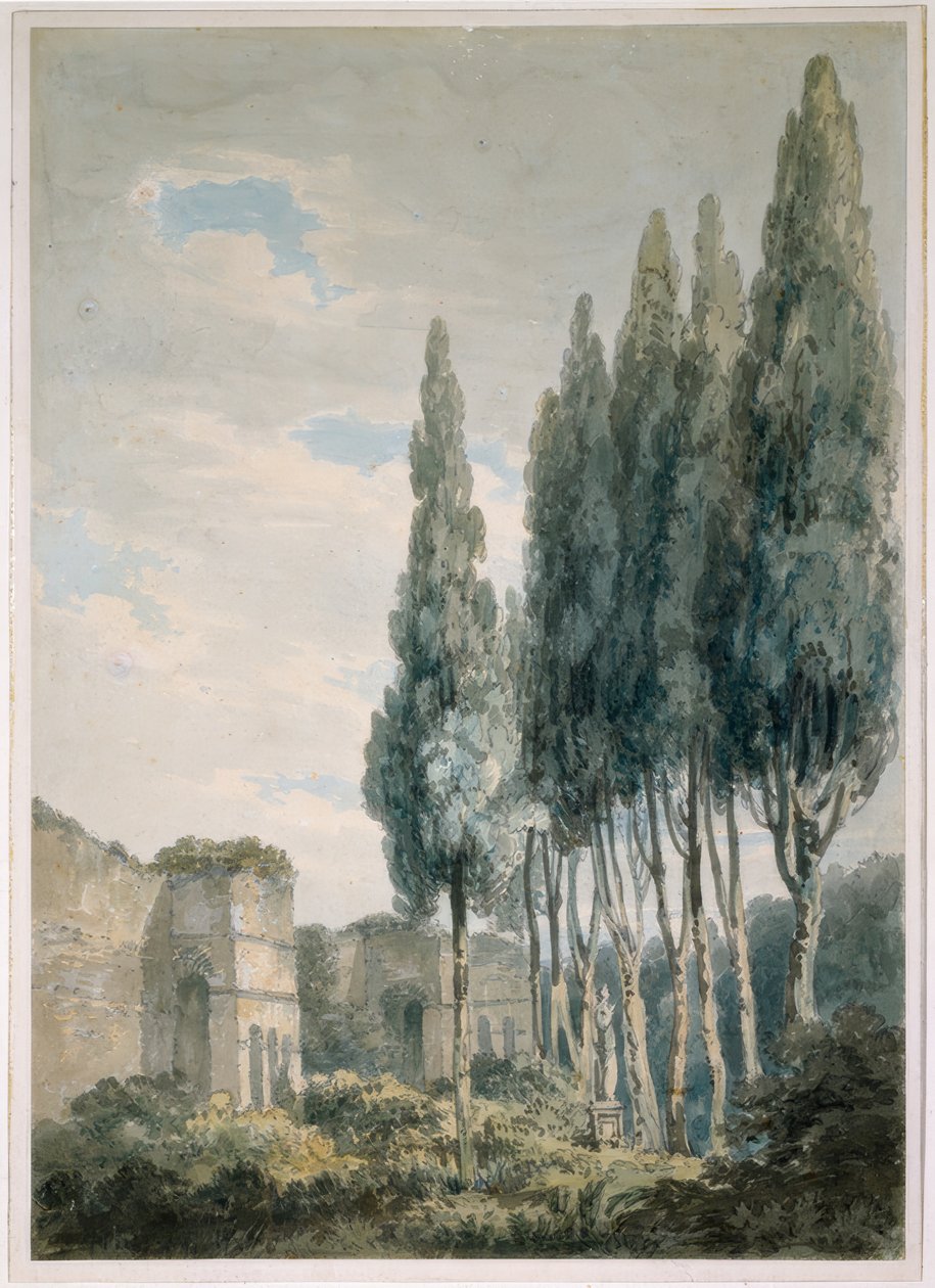 En los jardines Ludovisi, Roma de Joseph Mallord William Turner