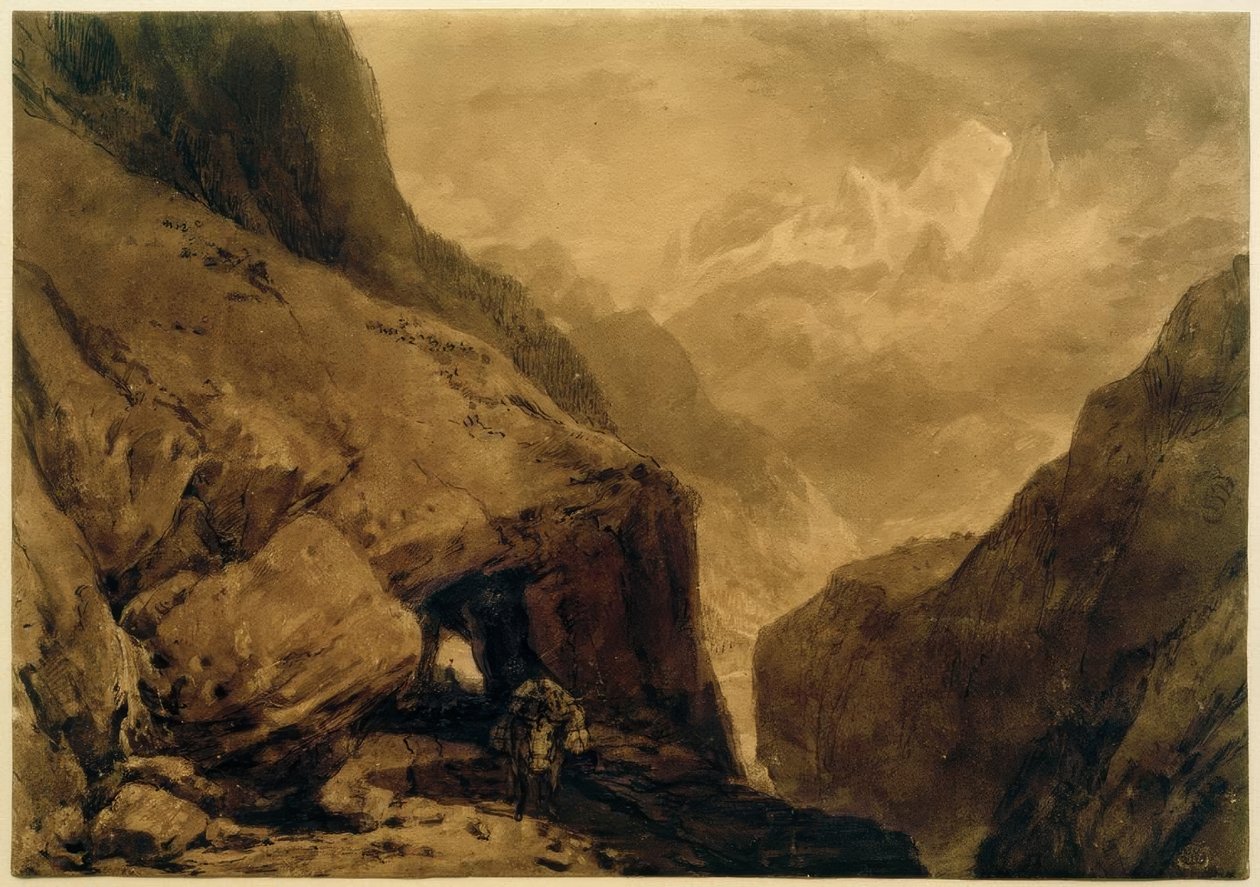 Monte San Gotardo de Joseph Mallord William Turner