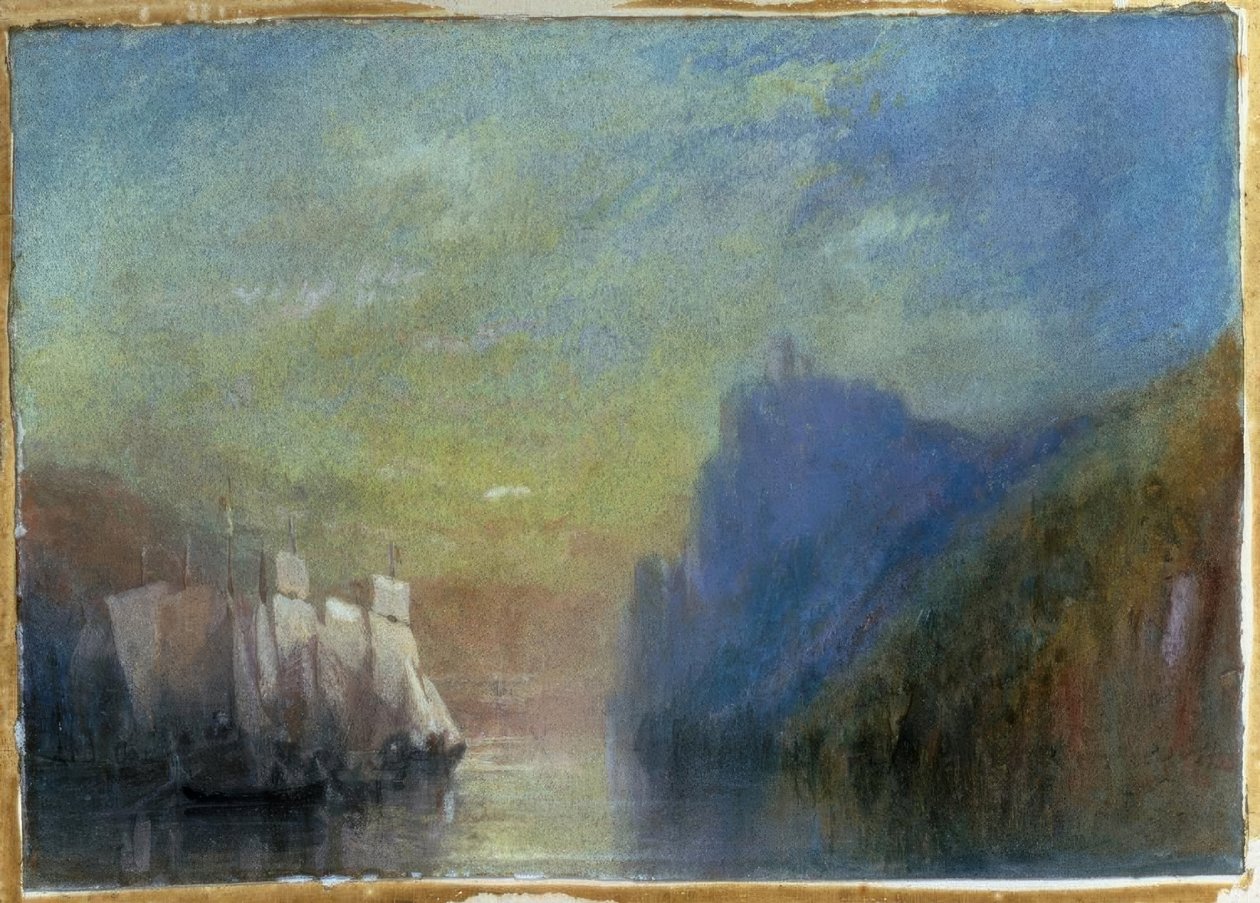 En el Rin de Joseph Mallord William Turner