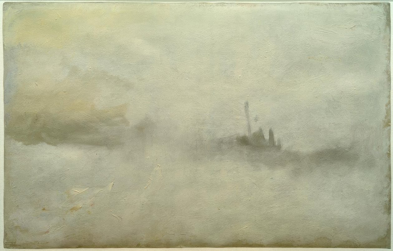 Barco en una tormenta(?) de Joseph Mallord William Turner