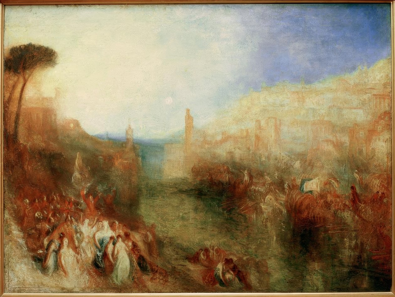 La partida de la flota de Joseph Mallord William Turner