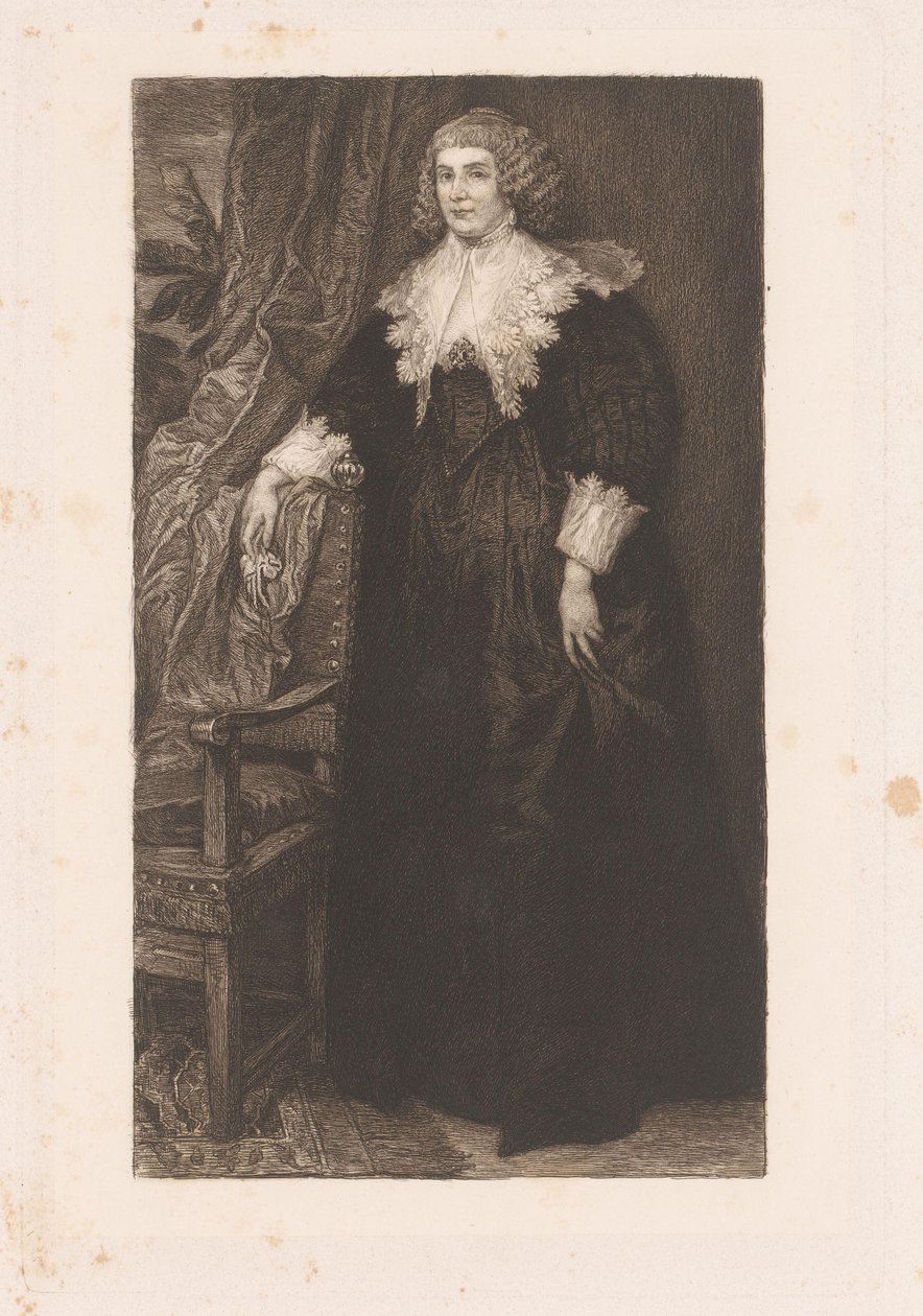 Retrato de Anna van Craesbecke de William Unger