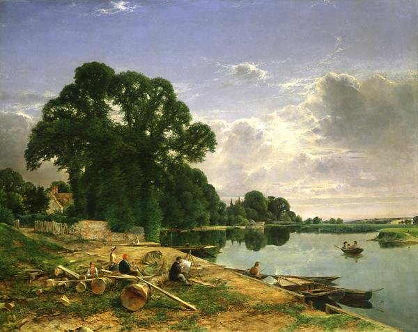 En el Támesis, c.1870 de William W. Gosling