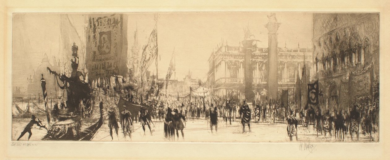 Una fiesta veneciana de William Walcot