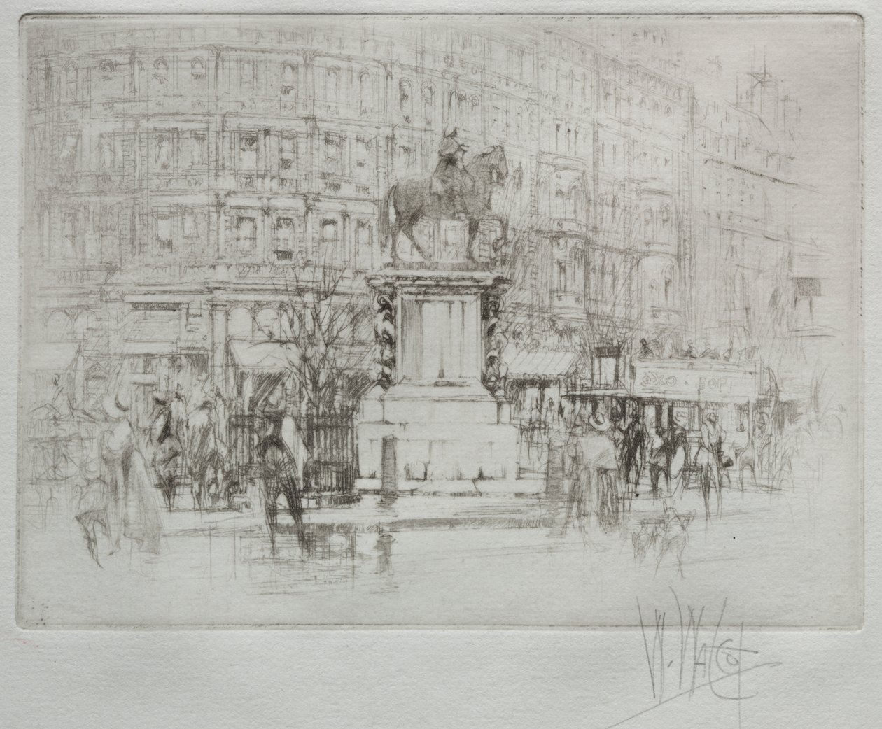 Charing Cross: La estatua de Carlos I de William Walcot