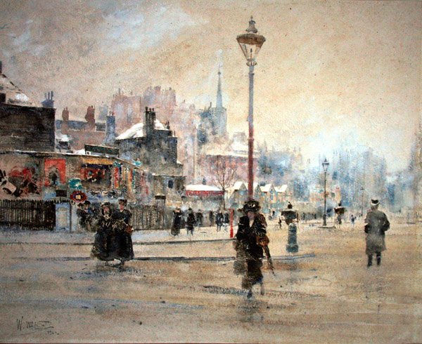 Londres en invierno de William Walcot