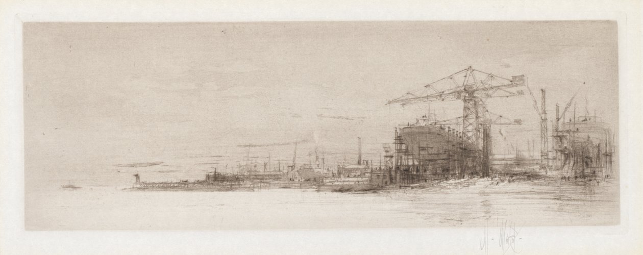 El Clyde de la serie Las arterias de Gran Bretaña de William Walcot