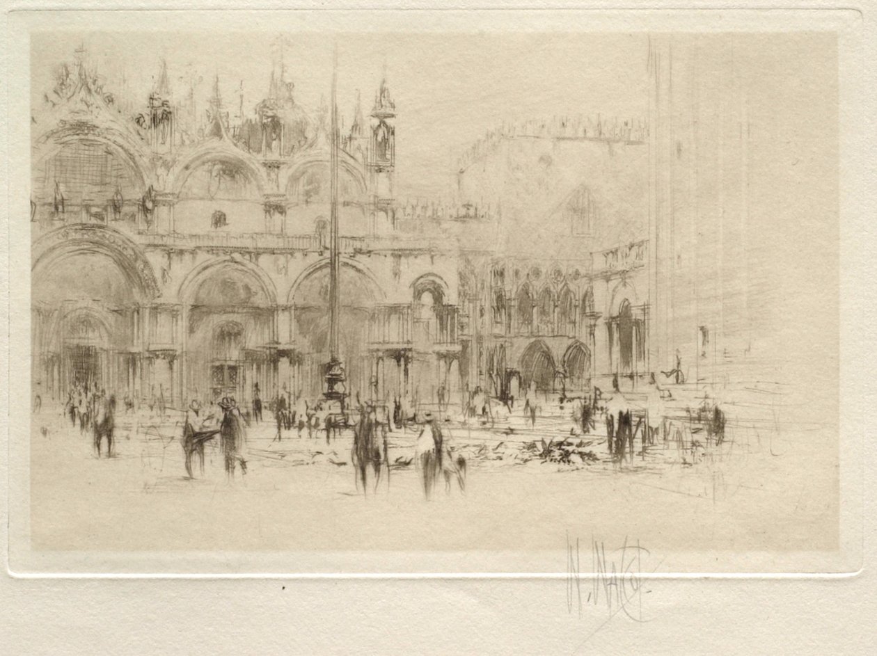 La plaza de San Marcos (serie Venecia, n.º 2) de William Walcot