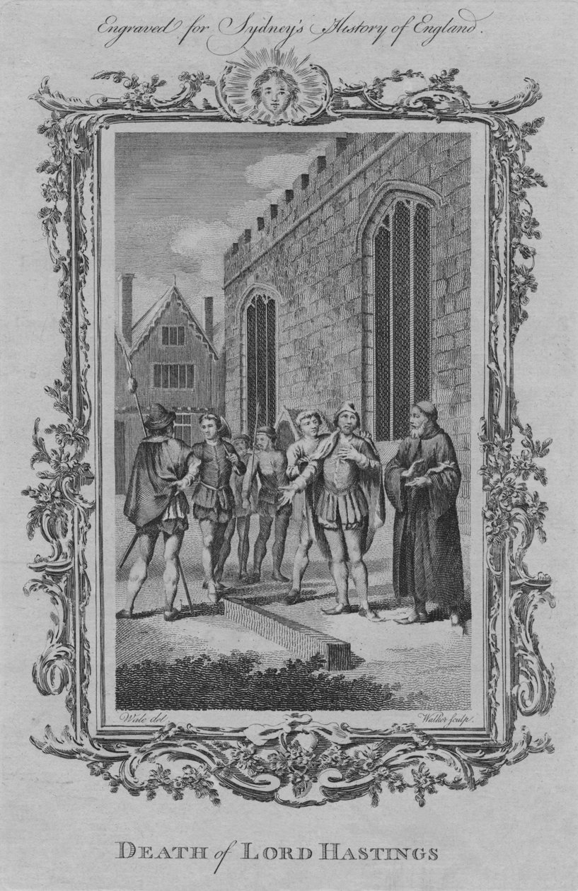 Muerte de Lord Hastings, 1773 de William Walker