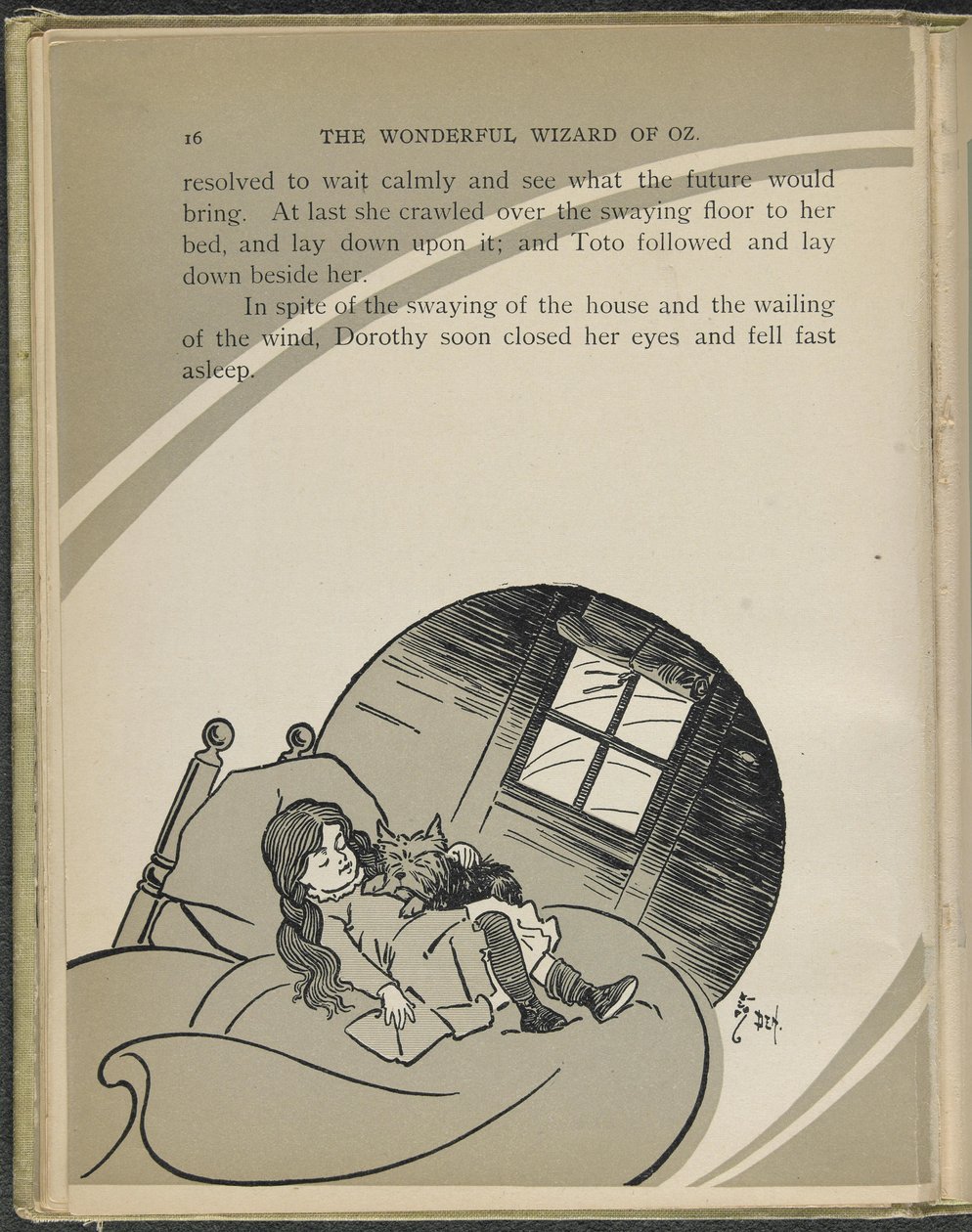 Ilustración de "El maravilloso Mago de Oz" de Lyman Frank Baum de William Wallace Denslow