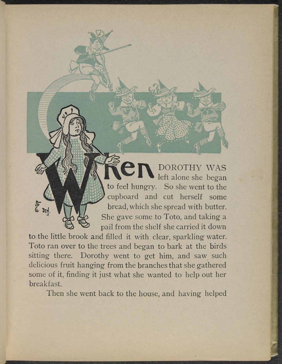 Ilustración de "El maravilloso Mago de Oz" de Lyman Frank Baum de William Wallace Denslow