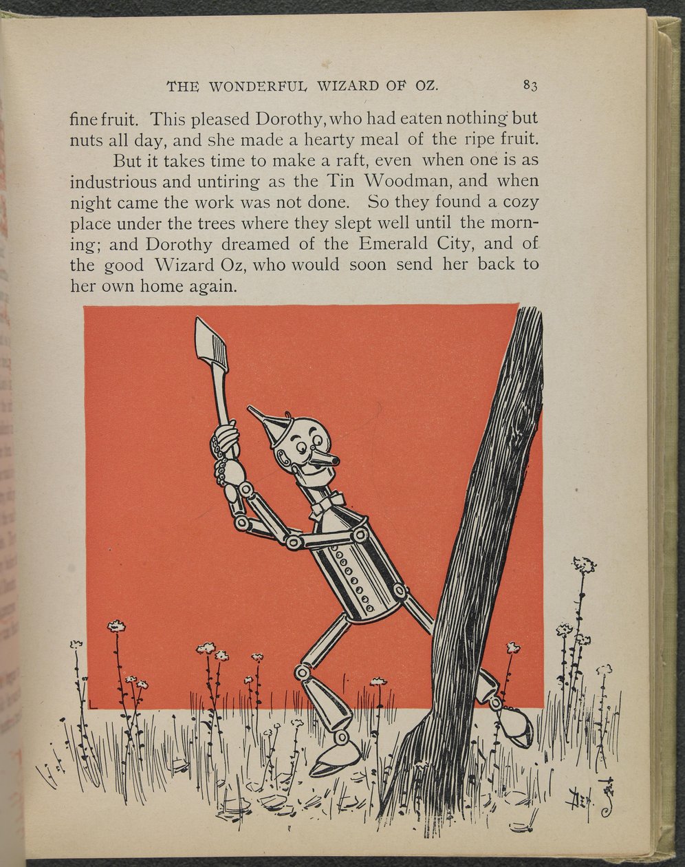 Ilustración de "El maravilloso Mago de Oz" de Lyman Frank Baum de William Wallace Denslow