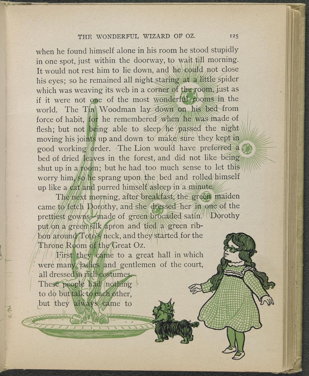 Ilustración de "El maravilloso Mago de Oz" de Lyman Frank Baum de William Wallace Denslow