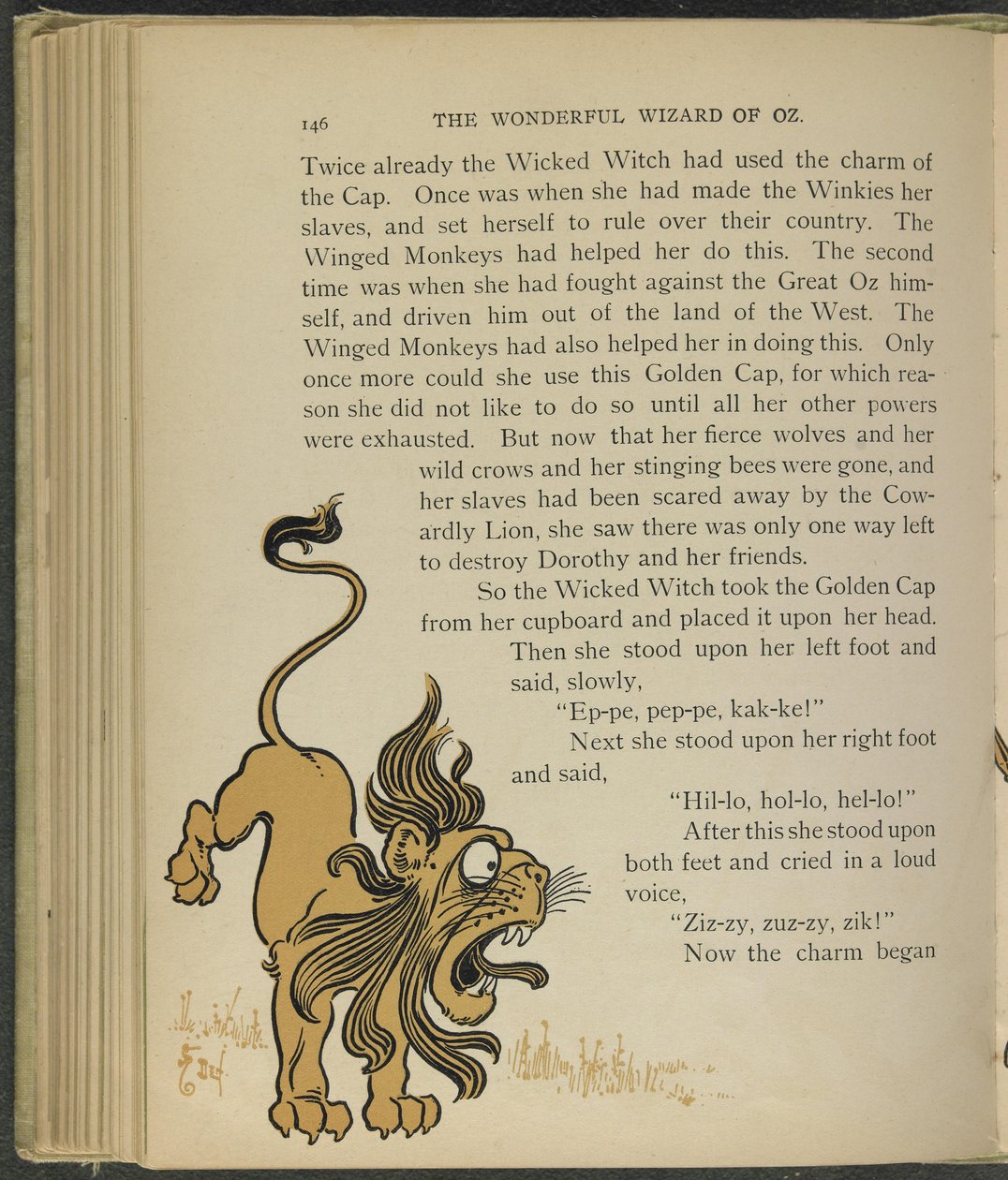 Ilustración de "El maravilloso Mago de Oz" de Lyman Frank Baum de William Wallace Denslow