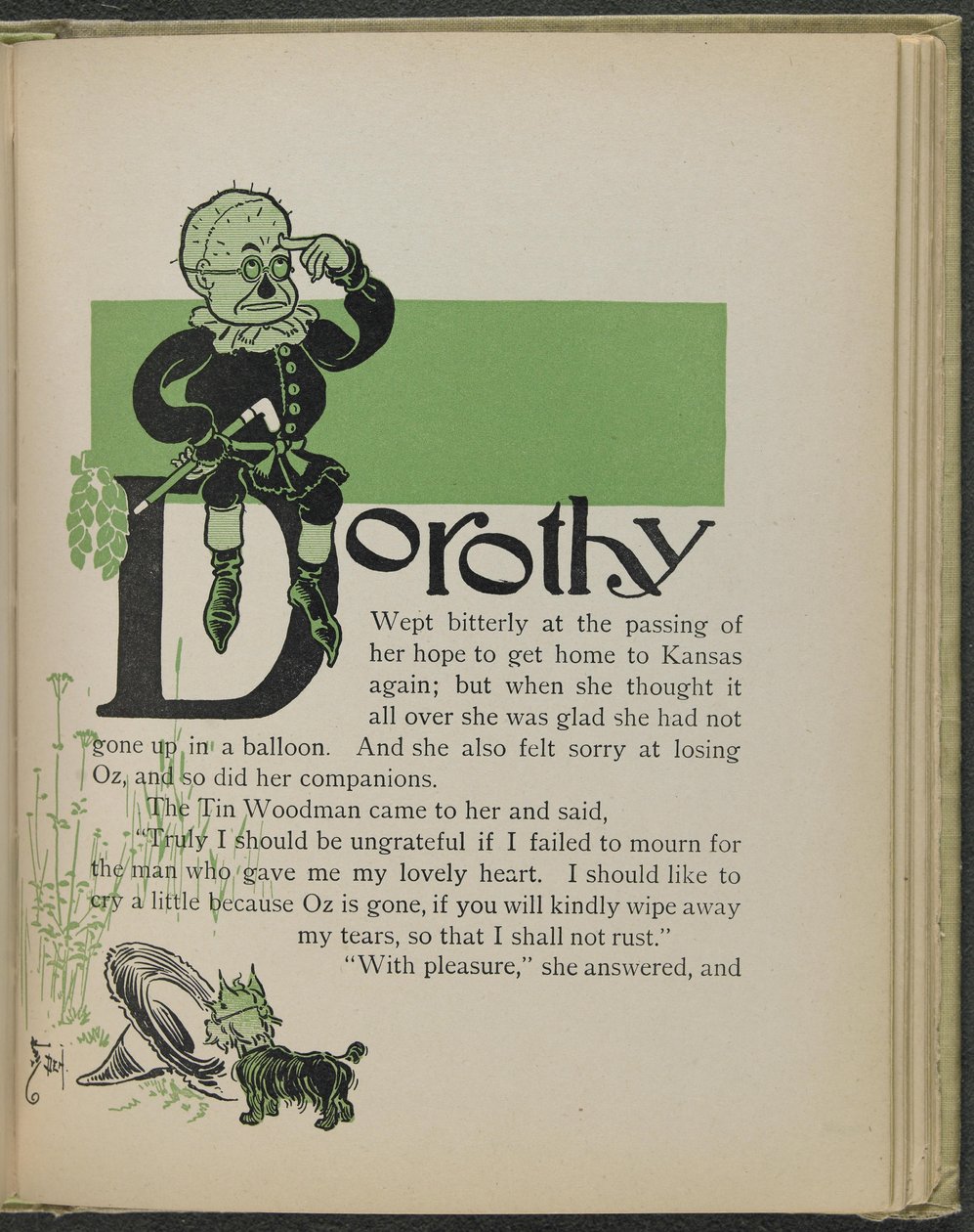 Ilustración de "El maravilloso Mago de Oz" de Lyman Frank Baum de William Wallace Denslow