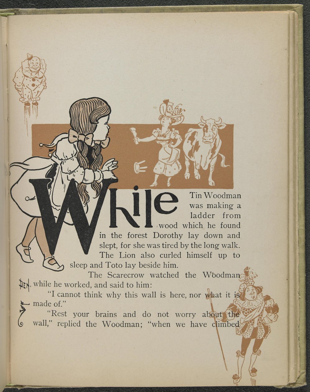 Ilustración de "El maravilloso Mago de Oz" de Lyman Frank Baum de William Wallace Denslow
