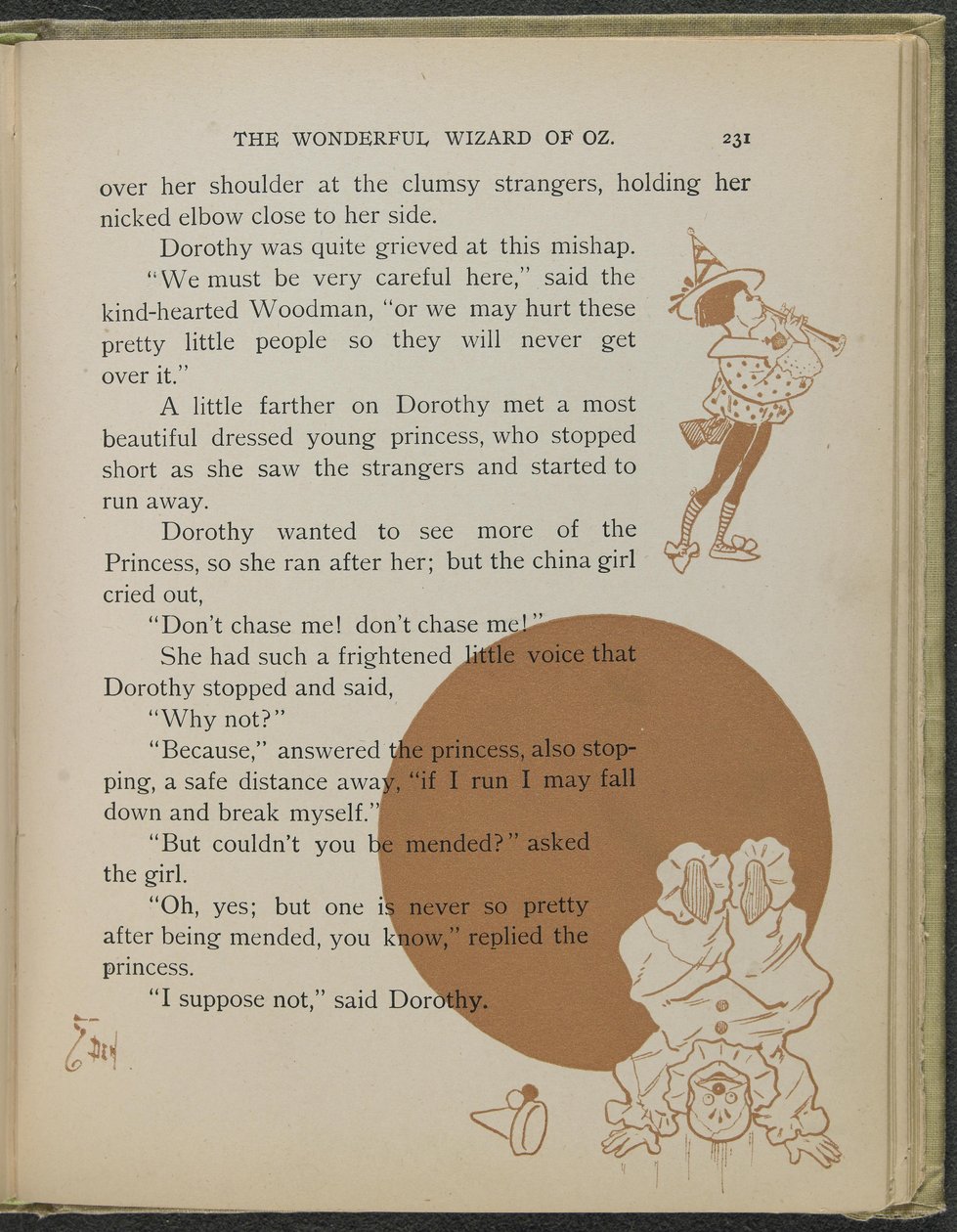 Ilustración de "El maravilloso Mago de Oz" de Lyman Frank Baum de William Wallace Denslow