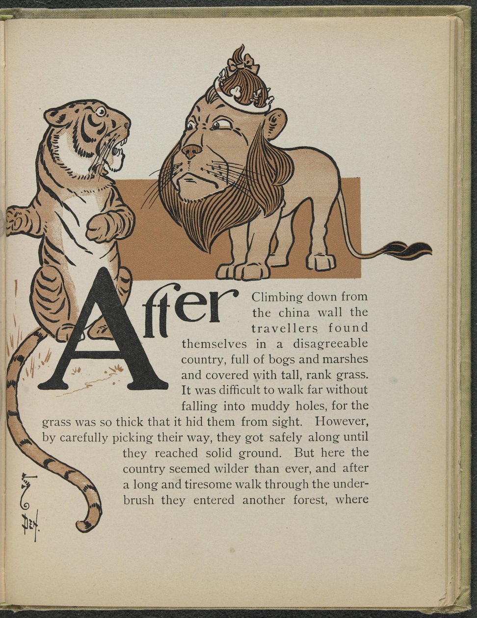 Ilustración de "El maravilloso Mago de Oz" de Lyman Frank Baum de William Wallace Denslow