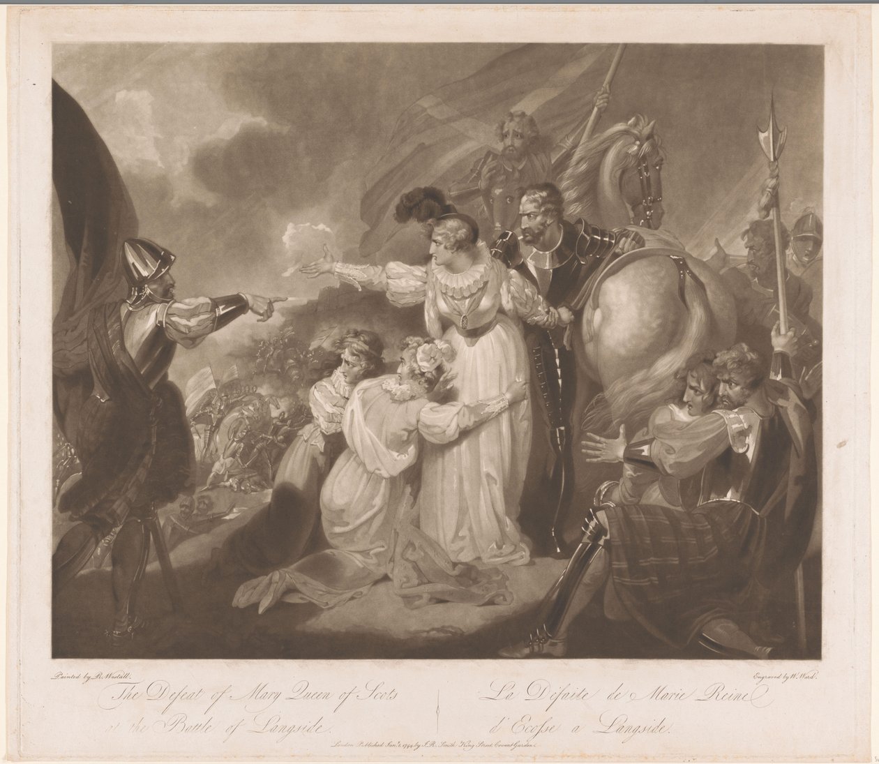 Derrota de María, Reina de Escocia, en la Batalla de Langside La derrota de María, Reina de Escocia en la batalla de Langside / La Défaite de Marie Reine d