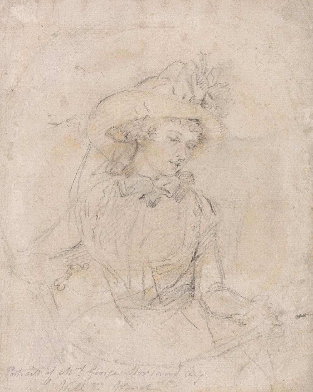 Retrato de la Sra. George Morland de William Ward