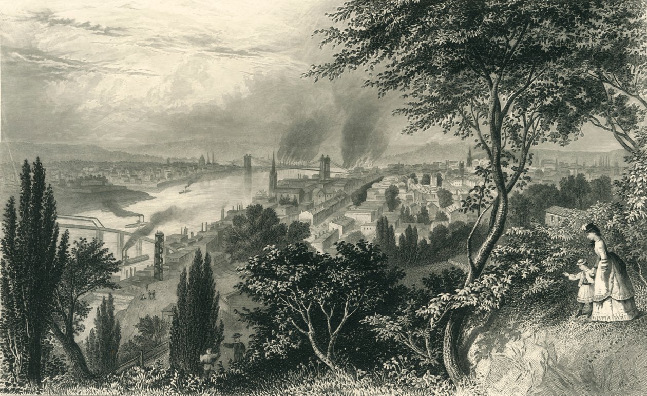 Ciudad de Cincinnati, 1874 de William Wellstood