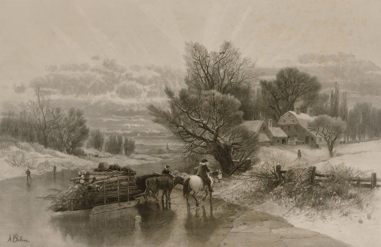 El camino más cercano en invierno de William Wellstood