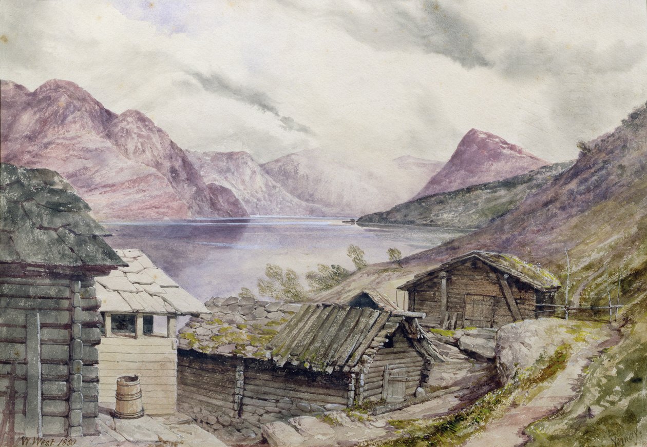 Fiordo de Romsdal, 1850 de William West