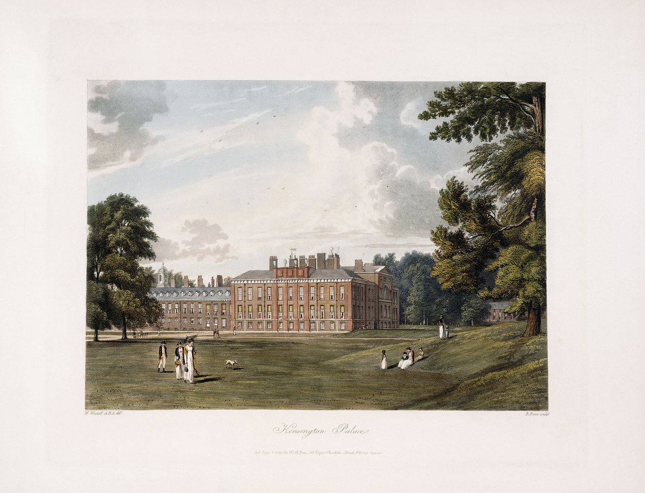 Palacio de Kensington, 1819 de William Westall