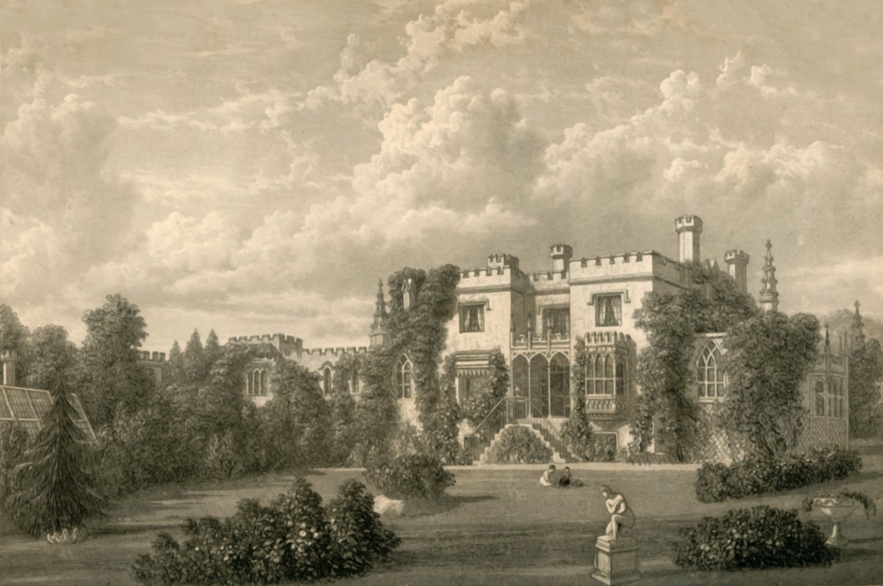 Saxonbury Lodge, 1835 de William Westall