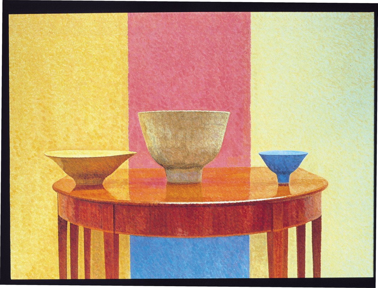 Naturaleza muerta, tres cuencos de Lucie Rie de William Wilkins