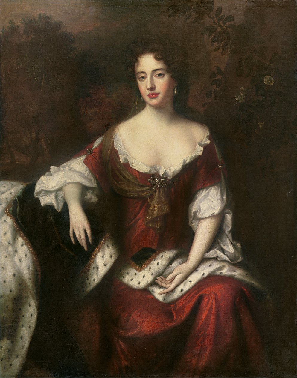 Retrato de Ana, Reina de Gran Bretaña e Irlanda de William Wissing or Wissmig