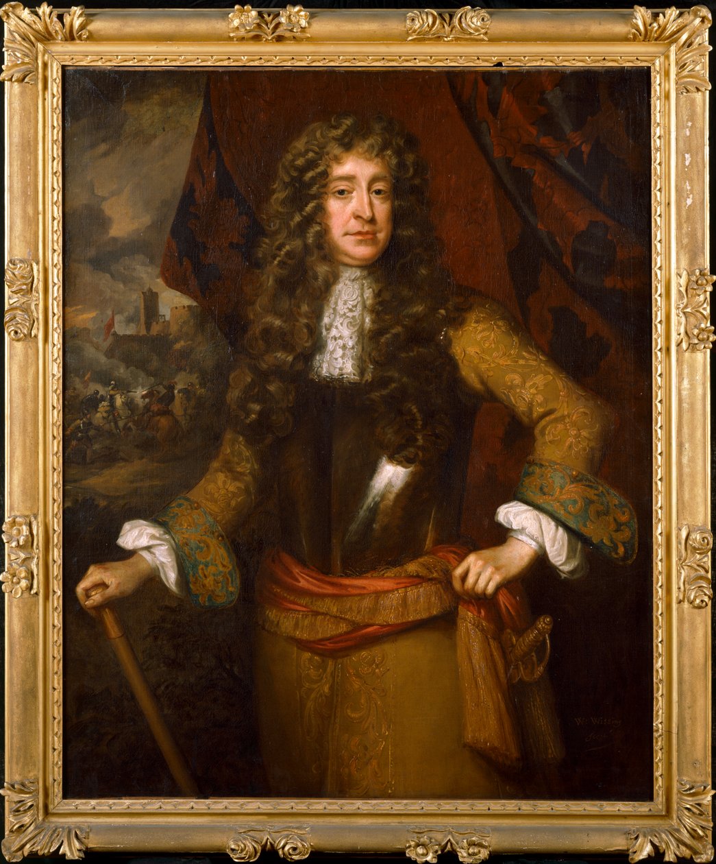 Hombre desconocido llamado Guillermo III (óleo sobre lienzo) de William Wissing or Wissmig